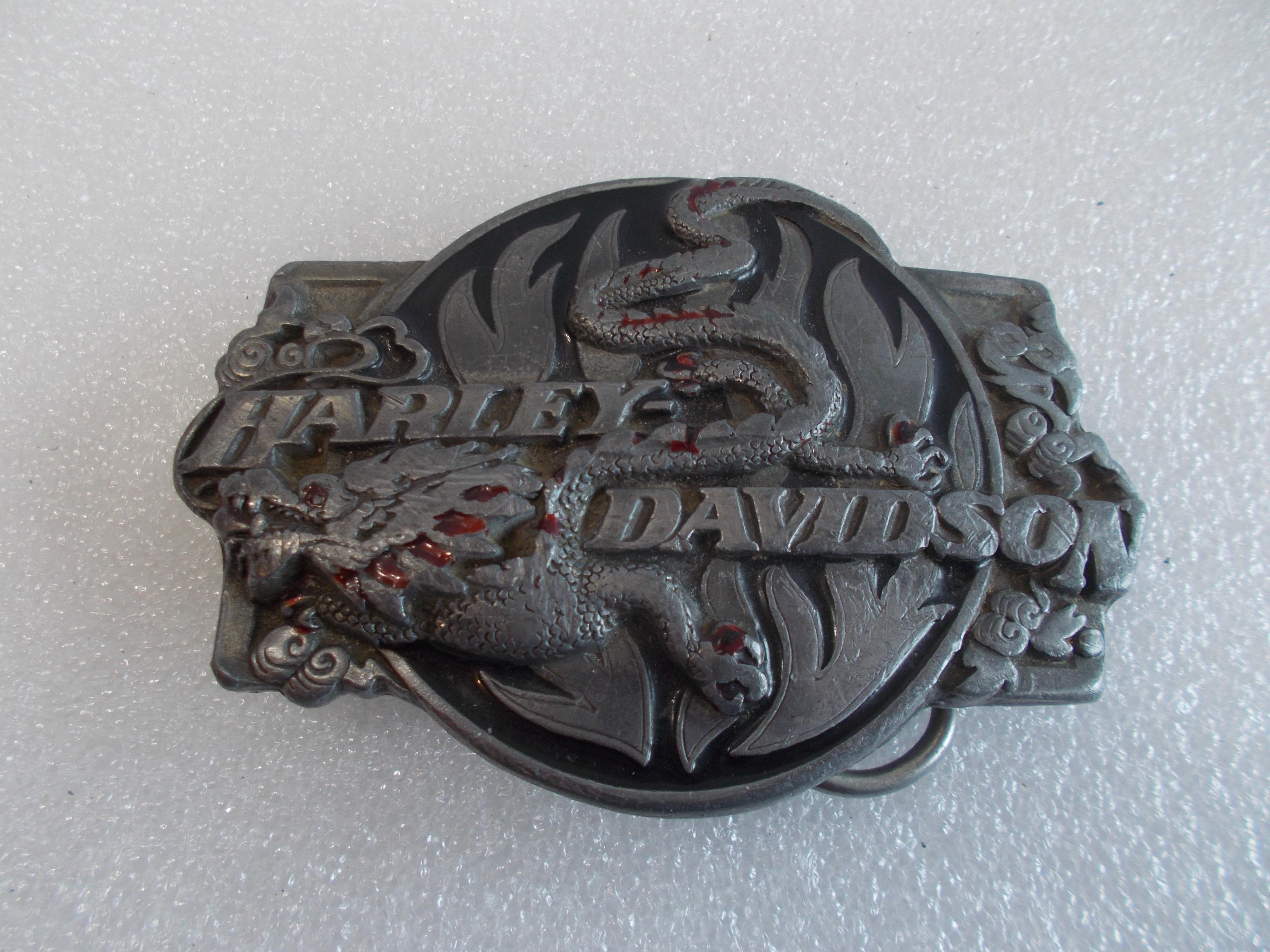 Harley Davidson Dragon Belt Buckle - Etsy