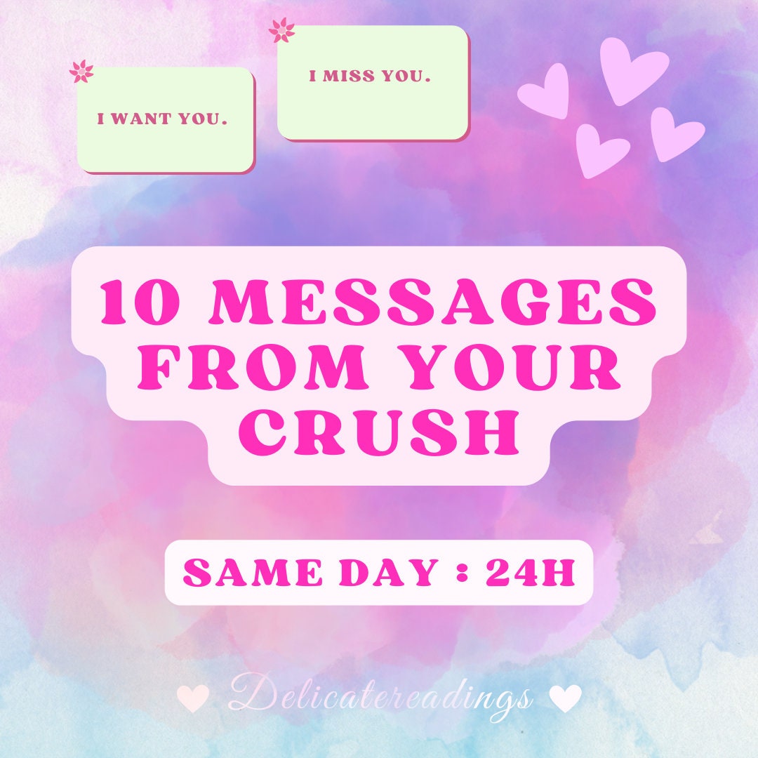 Messages From Your Crush Person / Love / Psychic Reading / Etsy Canada