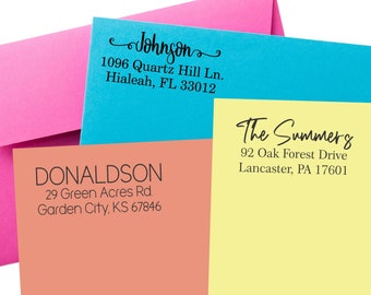 Address Stamp | Custom Return Address Stamp | Self Inking Stamp | Personalized Return Address Stamp | Custom Stamp | Custom Address Stamp