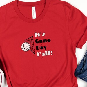 Volleyball Shirt for Mom, Its Game Day Y&#39;all, Gift for Mom, Volleyball shirt, Volleyball Mom, Volleyball Lover Shirt