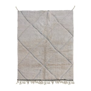 Berber Chic Living Room Rug, Unique Abstract Design, Artisan Crafted - 5.1x8.3ft