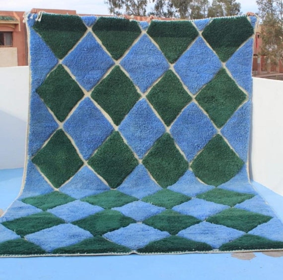 Moroccan Berber rug - Beni ourain rug - all wool berber rug - Custom area rug - handmade rug - Genuine lamb wool - Berber wool rug