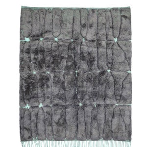 Berber Chic Living Room Rug, Unique Abstract Design, Artisan Crafted - 5.1x8.3ft