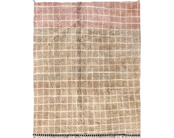 Handcrafted Wool Berber Rug – Moroccan Berber-8x10.2-moroccan rug-berber carpet-natural wool carpet-designer rug