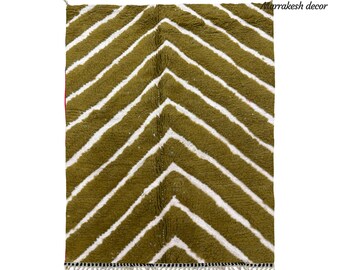 Moroccan Berber rug - Beni ourain rug - all wool berber rug - Custom area rug - handmade rug - Genuine lamb wool - Berber wool rug