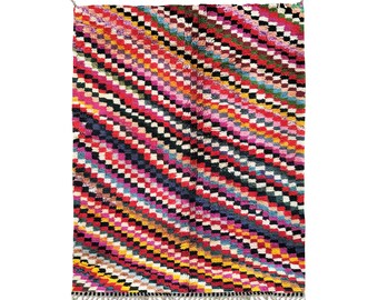 Handcrafted Wool Berber Rug - Authentic Moroccan Design - Eco-Friendly Home Decor