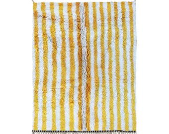 Moroccan style rug - Handwoven Area Rug - Eclectic Home Decor-4.9x8.5 ft-berber rug-natural wool rug -soft wool rug