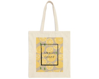 Amalfi Coast Lemon Tote Bag: A Refreshing Slice of Italian Style