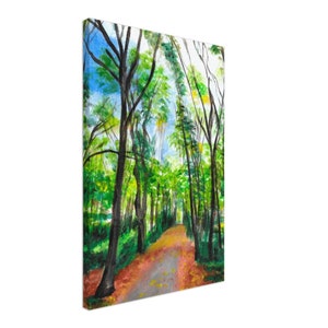 Woodland Canvas ant Print Painting