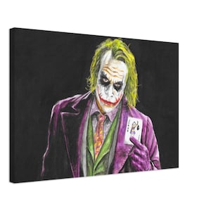 Joker Canvas and Print Portrait