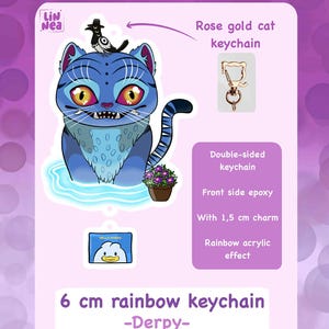 Kpop demon hunters derpy tiger keychain (PRE-ORDER)
