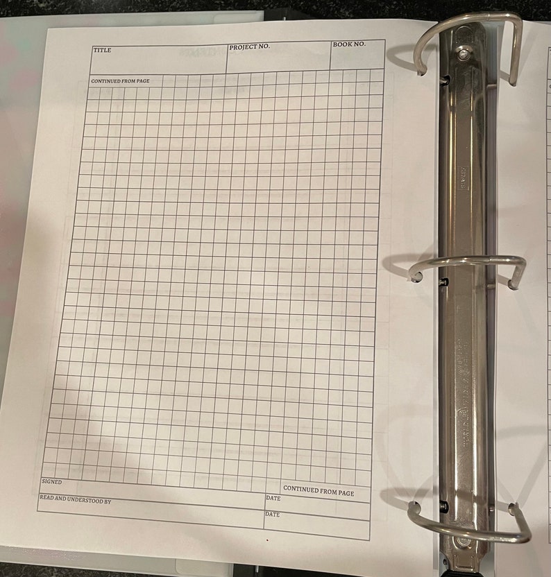 Printable Student Laboratory Notebook - Lab Notes - Student Planner ...