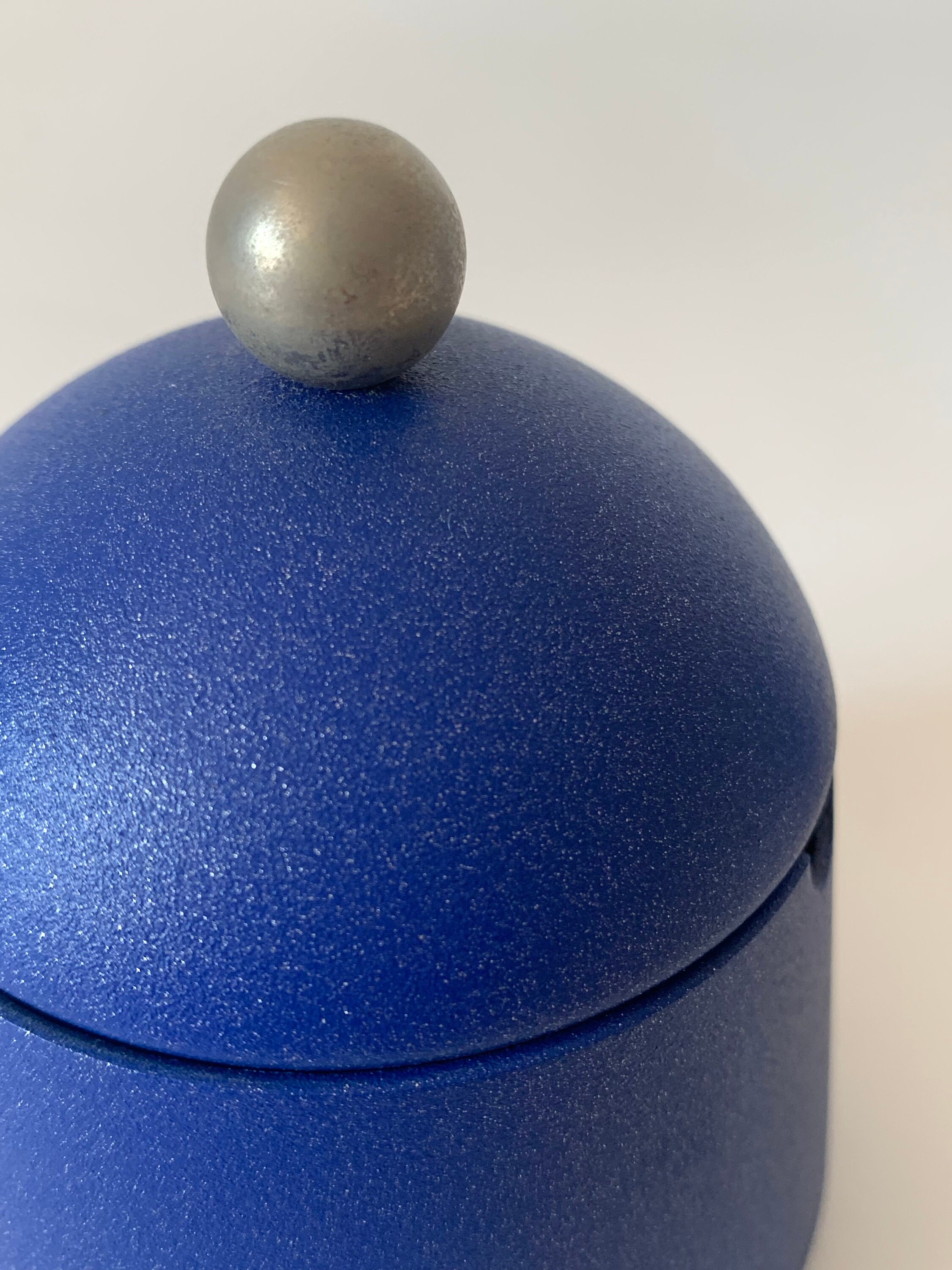 Lavazza Vintage Sugar Bowl and Milk Jug in Blue. Coffee Tea Set. Retro