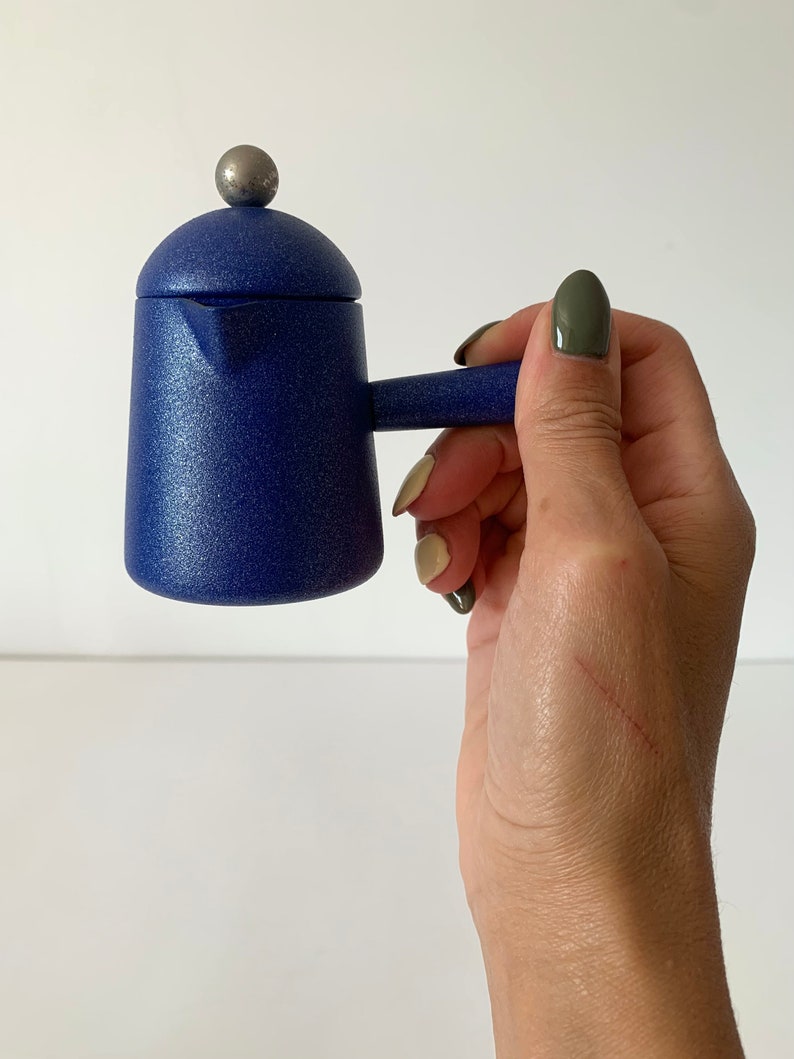 Lavazza Vintage Sugar Bowl and Milk Jug in Blue. Coffee Tea Etsy