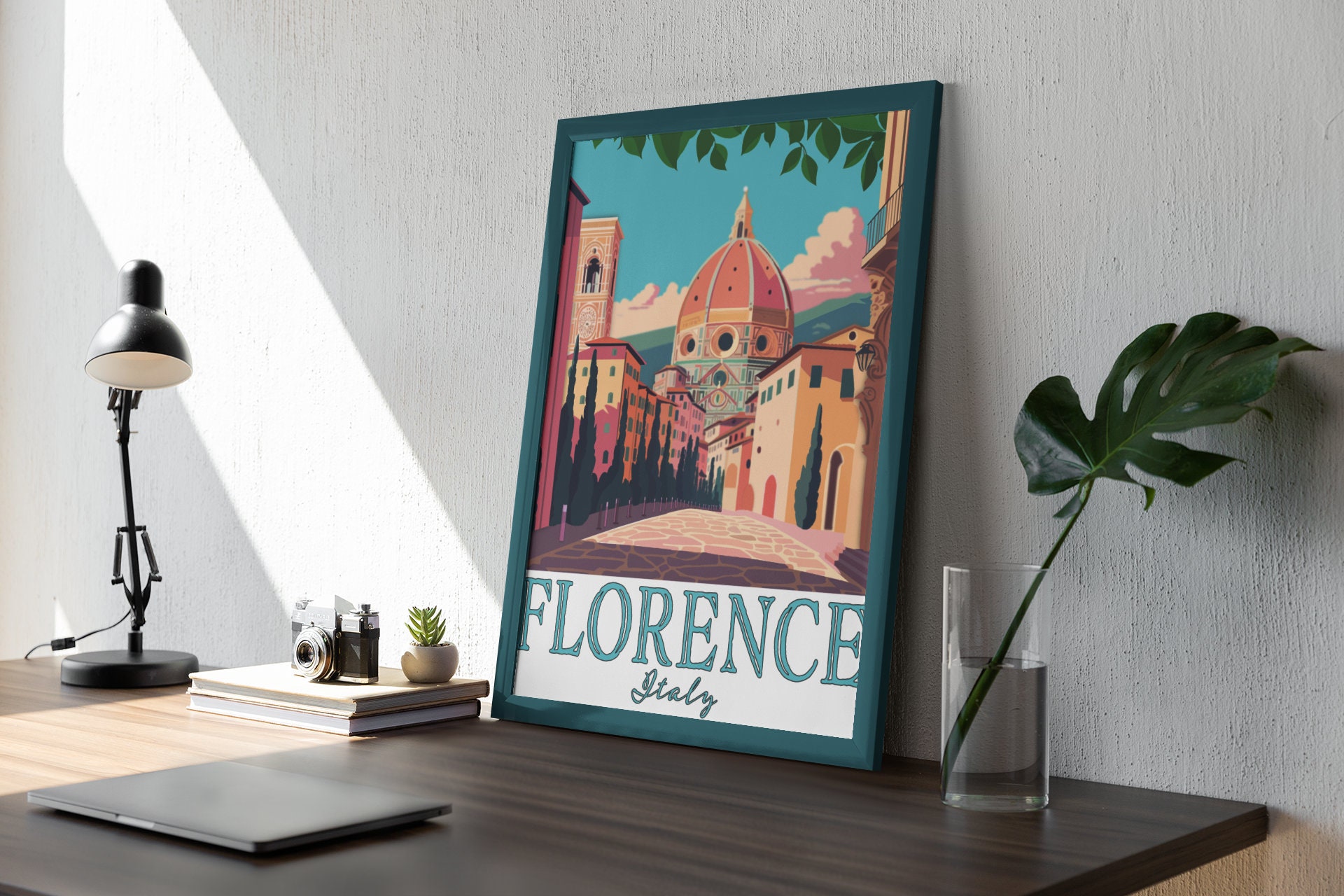 Florence Italy Poster Florence Poster Florence Wall Art Etsy