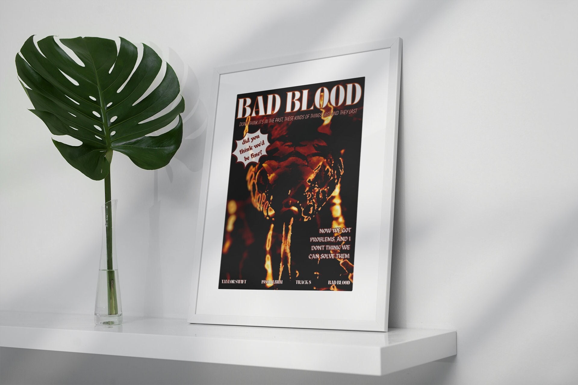 Tag Game: Bad Blood Poster, Requirements: Based upon Taylor…