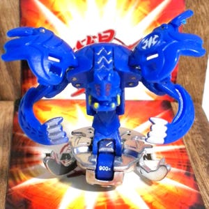 Bakugan Aquos Razenoid Blue + kaart - [Kies G Power] - mechtaniumpiek