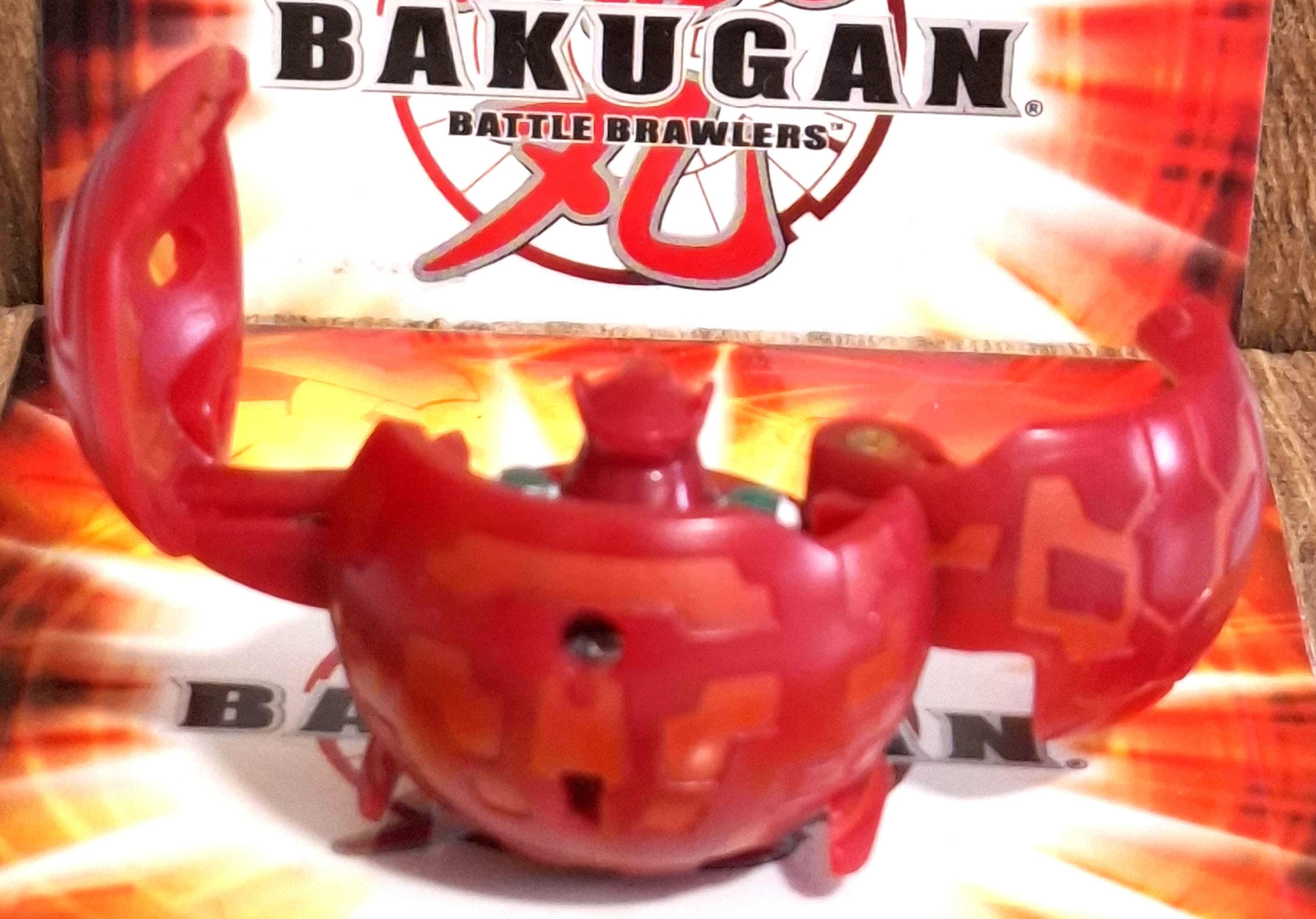Bakugan Pyrus Gorem B1 Red + Card - [choose G Power] - Battle Brawlers ...