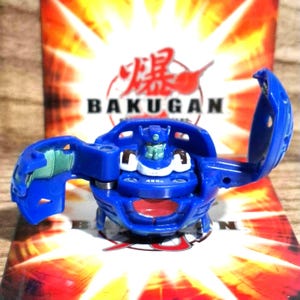 Bakugan Vintage Toy - Aquos Gorem B2 [Choose G Power] + Card - Battle Brawlers