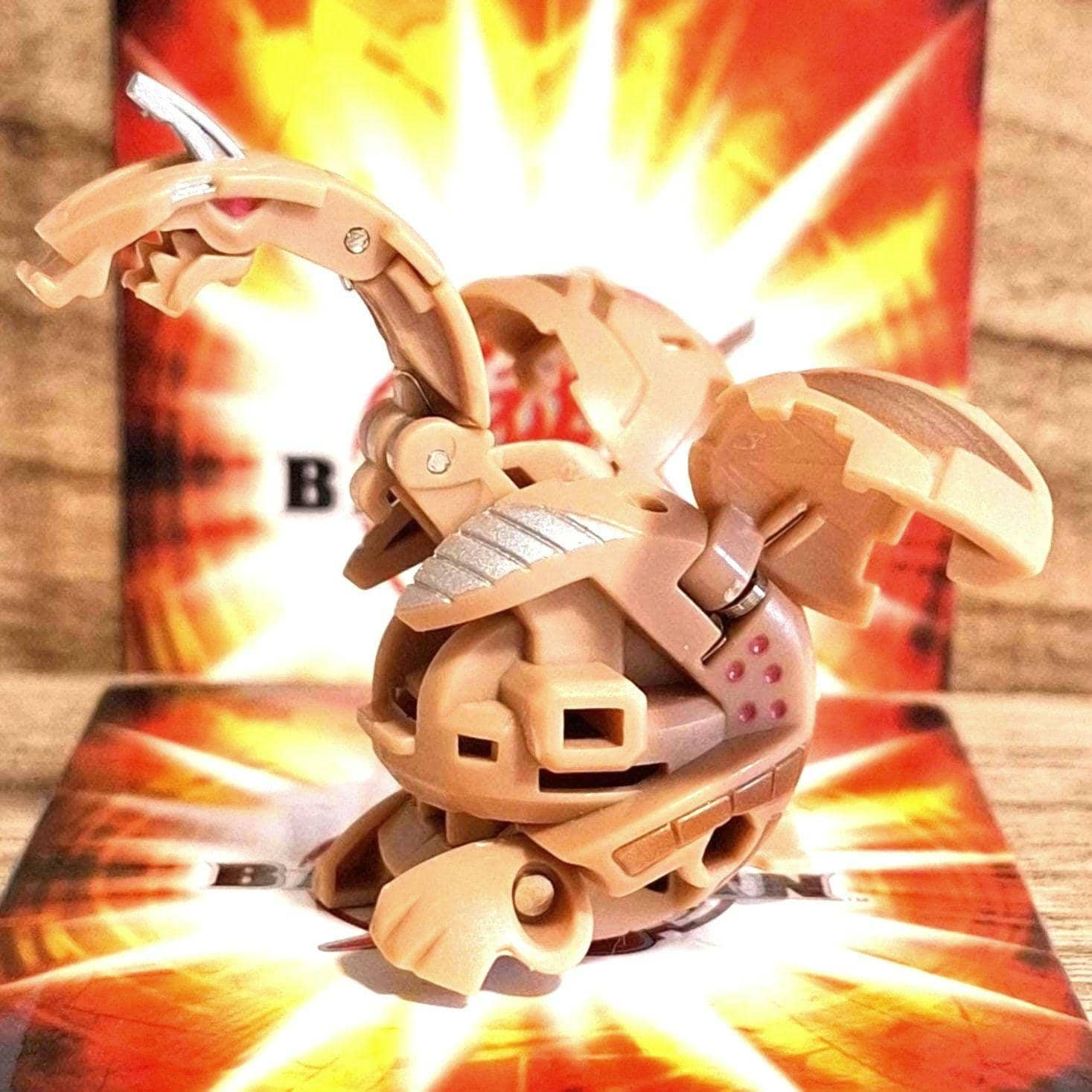 Bakugan Subterra Cyborg Helios Tan + Card - [choose G Power] - New