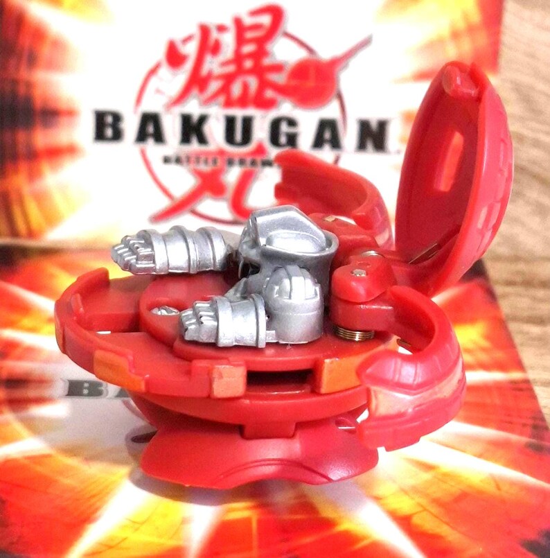 Bakugan Pyrus Hammer Gorem Red + Card - [choose G Power] - Battle ...