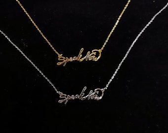 Eras tour necklace, Speak now necklace, Gift for friend