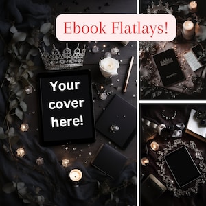 The Queen is Back: Ebook Flatlay for Social Media Posts for Authors and Bloggers