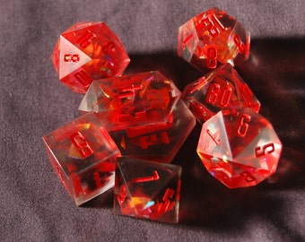 Shatter | 8 Piece Polyhedral Dice Set | Dungeons and Dragons