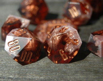 Rush | 8 Piece Polyhedral Dice Set | Dungeons and Dragons