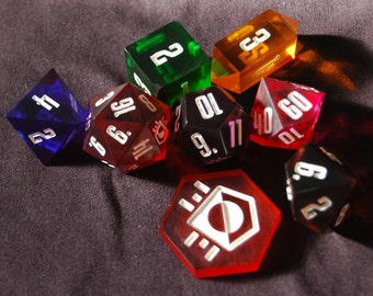 Gummies | 8 Piece Polyhedral Dice Set | Dungeons and Dragons