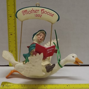 1992 Vintage Hallmark Ornament Mother Goose in original box