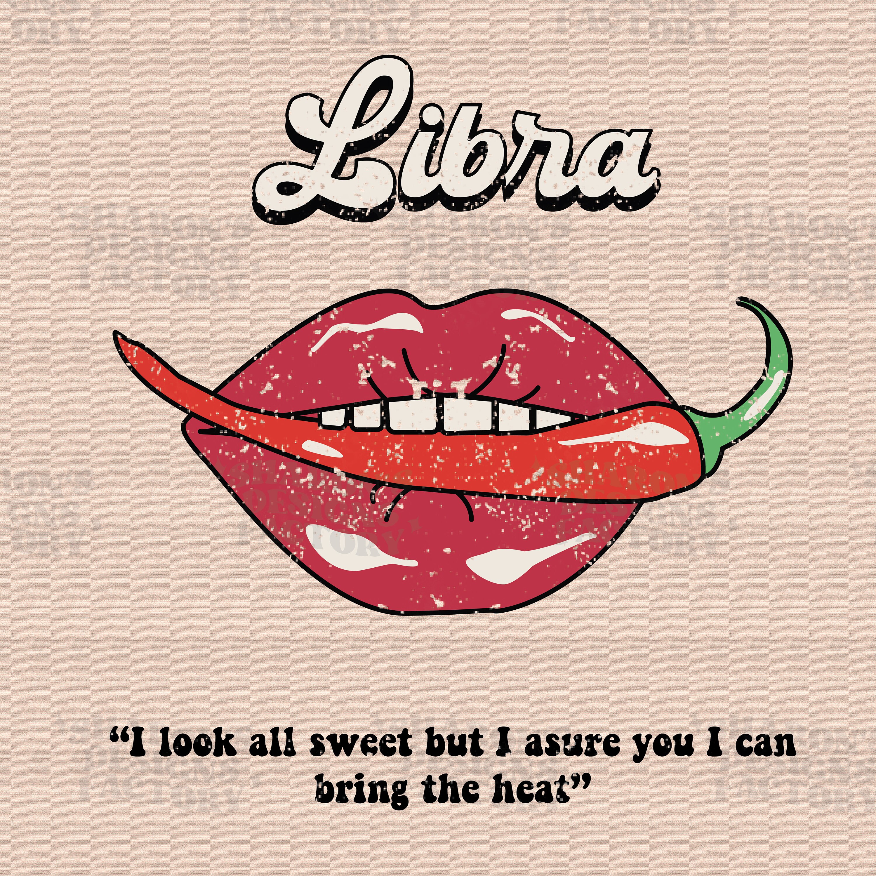Libra Retro Retro Libra Zodiac PNG Sublimation Design | Horoscope | Retro Astrology ...