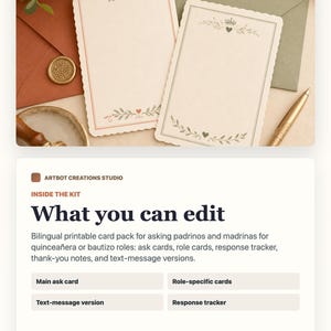 May include: Two rectangular cards with scalloped edges featuring botanical illustrations of leaves and small hearts. One card has a red border and the other has a green border with a crown icon at the top. Both cards are blank in the center.