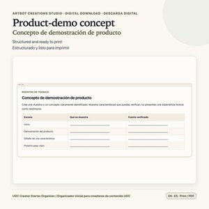 Planificador para creadores de contenido generado por el usuario (español/inglés) / Hoja de cálculo breve sobre tarifas de derechos imagen 4