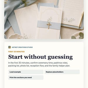May include: A set of cream-colored stationery featuring a light blue paper band and a gold-toned cross emblem. The collection includes folded cards, envelopes, and a lined notepad, all decorated with subtle floral illustrations in soft blue and green tones.
