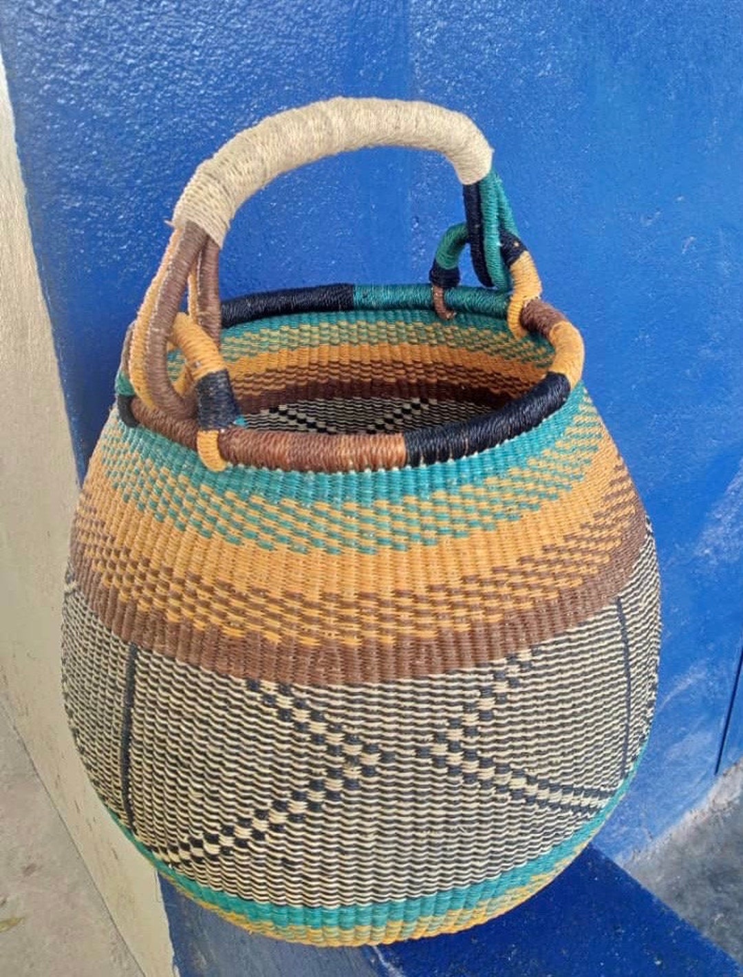 Panier Bolga panier fleuri panier pot panier décoratif Etsy France