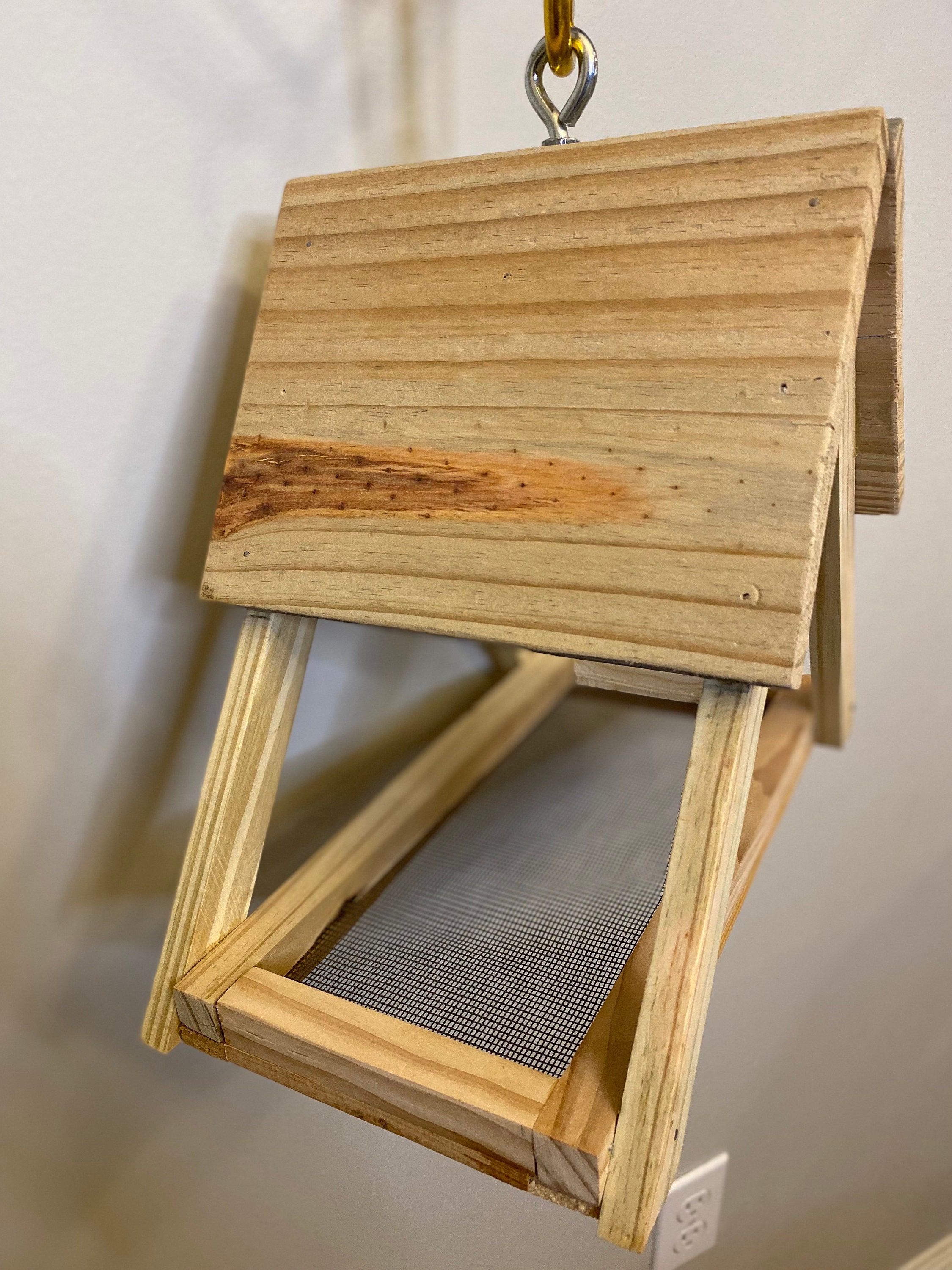 Aframe Chalet Bird and Squirrel Feeder Animal Feeder Wood Etsy