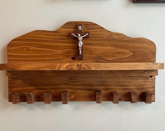 Rosary Hanger with shelf - XLarge