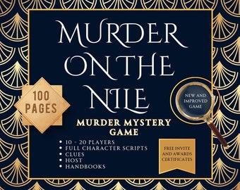 diy murder mystery party | Murder Mystery Game | Murdery Mystery Party | 20 Players | Printable Party Game | Party Game | 1920s | True Crime