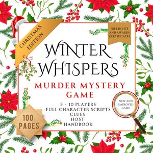 Christmas Murder Mystery | Murder Mystery Box | Murder Mystery Party Case Files | diy murder mystery party | Murdery Mystery Party Kit