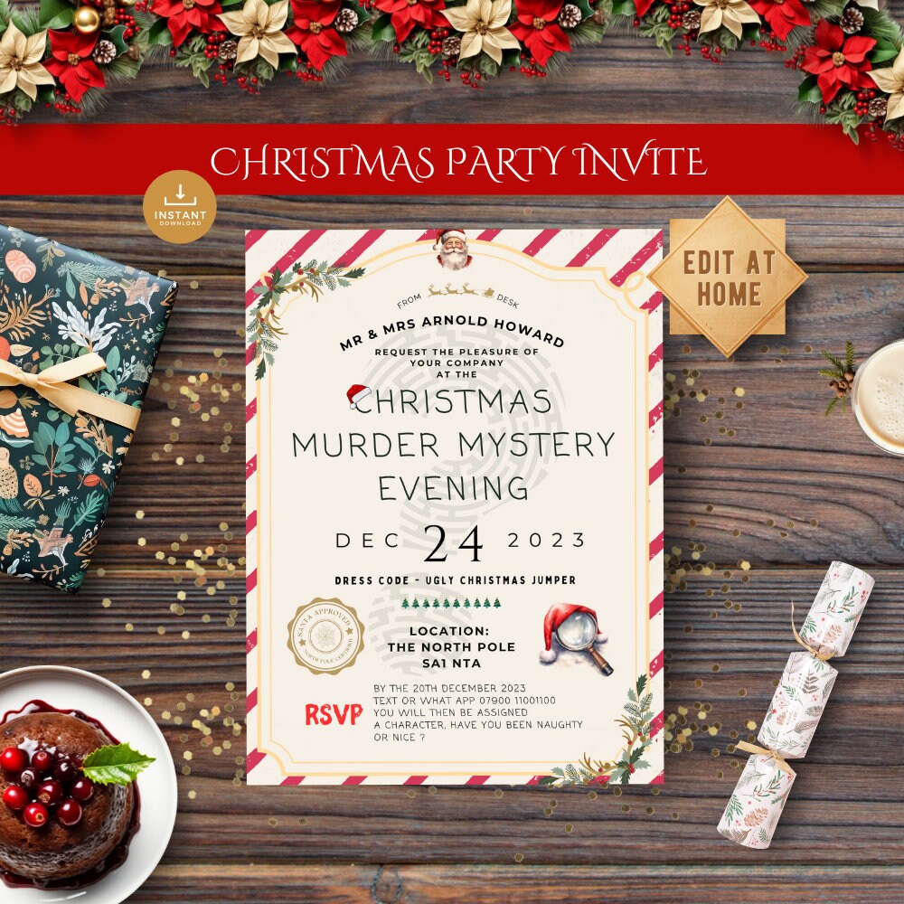 white christmas dresses Christmas Tree Invitations main image 0