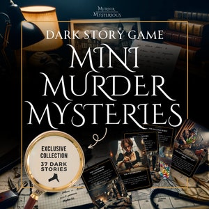 mystery party case files | Cold Case File | For Family Games Night | diy murder mystery | Detective Party Game | Unsolved Case File