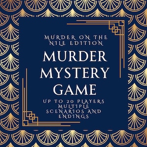 Murder Mystery Game | Murder Mystery Party | Unsolved Cold Case Diy Murder File | 20 Players | Printable Party Game | Party Game | 1920&#39;s