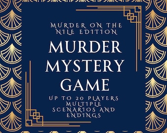 Murder Mystery Game | Murder Mystery Party | Unsolved Cold Case Diy Murder File | 20 Players | Printable Party Game | Party Game | 1920's