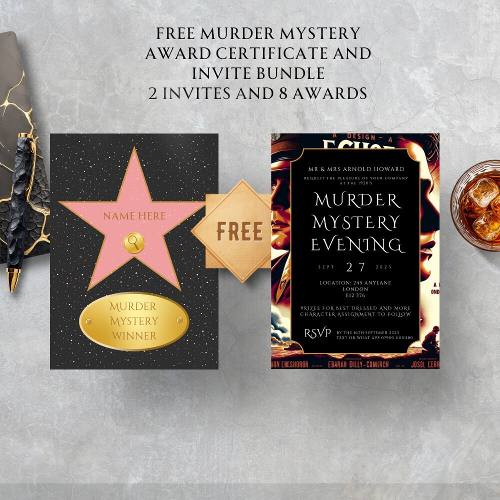 Murder Mystery Party Kit for Adults | Murder Mystery Party for Teens ...