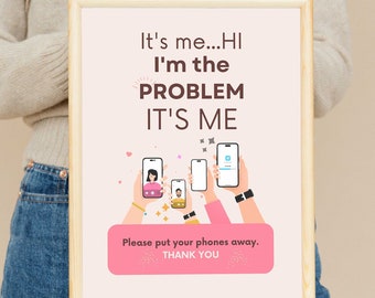 Classroom Rules Poster: Middle & High School Decor. Swiftie Teacher Sign. No Phone Zone and Funny Classroom Wall Art. Male Teacher Decor.