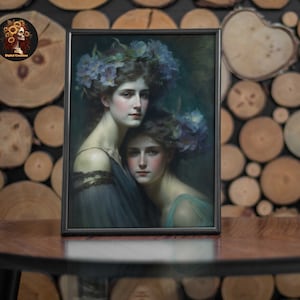 Mulheres vintage estampam mulheres vitorianas | Arte de parede vintage de decoração de parede antiga | Decoração de parede Regency Digital DOWNLOAD | Arte IMPRIMÍVEL