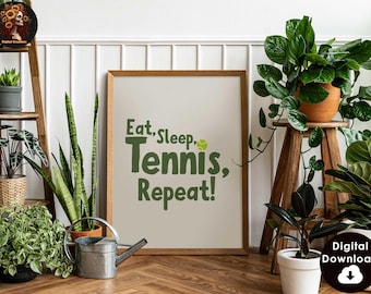 Leuke tennis print country club esthetische muur kunst tennis quote print trendy sport poster groene tennis muur kunst digitale download 1 print