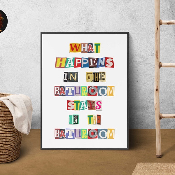 Retro Bathroom Decor - Etsy