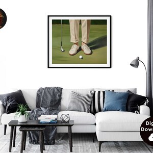 Vintage Golf Print